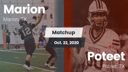 Matchup: Marion  vs. Poteet  2020