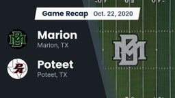 Recap: Marion  vs. Poteet  2020