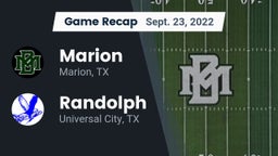 Recap: Marion  vs. Randolph  2022