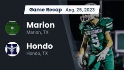 Recap: Marion  vs. Hondo  2023