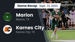 Recap: Marion  vs. Karnes City  2023