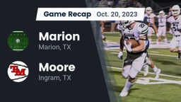 Recap: Marion  vs. Moore  2023