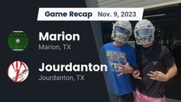 Recap: Marion  vs. Jourdanton  2023