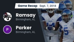 Recap: Ramsay  vs. Parker  2018