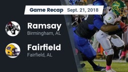 Recap: Ramsay  vs. Fairfield  2018
