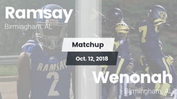 Matchup: Ramsay  vs. Wenonah  2018