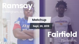 Matchup: Ramsay  vs. Fairfield  2019