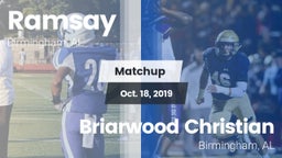 Matchup: Ramsay  vs. Briarwood Christian  2019