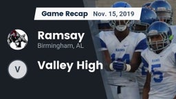 Recap: Ramsay  vs. Valley High 2019