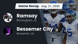 Recap: Ramsay  vs. Bessemer City  2020