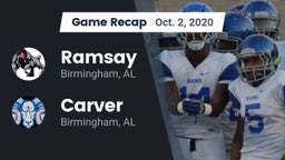 Recap: Ramsay  vs. Carver  2020