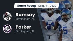 Recap: Ramsay  vs. Parker  2020