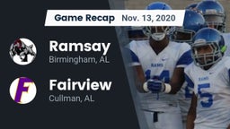 Recap: Ramsay  vs. Fairview  2020