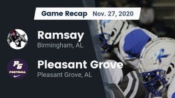 Recap: Ramsay  vs. Pleasant Grove  2020