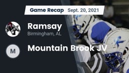 Recap: Ramsay  vs. Mountain Brook JV 2021