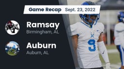 Recap: Ramsay  vs. Auburn  2022