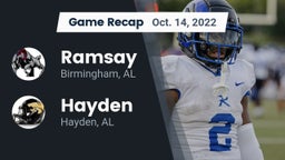 Recap: Ramsay  vs. Hayden  2022