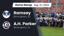 Recap: Ramsay  vs. A.H. Parker  2023