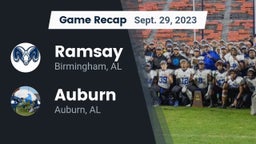 Recap: Ramsay  vs. Auburn  2023