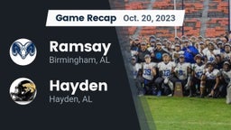 Recap: Ramsay  vs. Hayden  2023