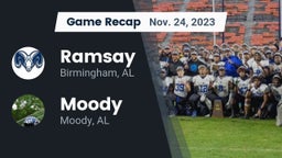 Recap: Ramsay  vs. Moody  2023