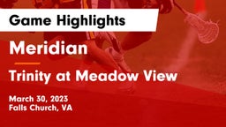 Meridian  vs Trinity at Meadow View Game Highlights - March 30, 2023