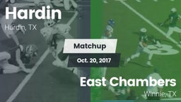 Matchup: Hardin  vs. East Chambers  2017