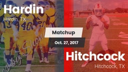 Matchup: Hardin  vs. Hitchcock  2017