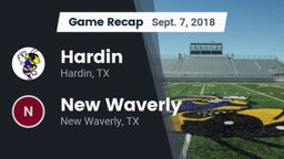 Recap: Hardin  vs. New Waverly  2018
