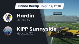 Recap: Hardin  vs. KIPP Sunnyside  2018