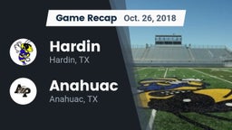 Recap: Hardin  vs. Anahuac  2018