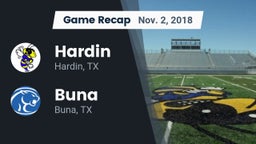 Recap: Hardin  vs. Buna  2018