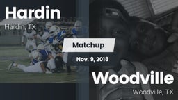 Matchup: Hardin  vs. Woodville  2018