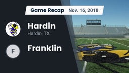 Recap: Hardin  vs. Franklin  2018