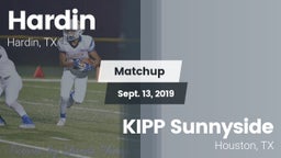 Matchup: Hardin  vs. KIPP Sunnyside  2019