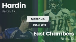 Matchup: Hardin  vs. East Chambers  2019