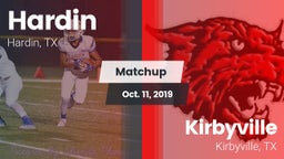Matchup: Hardin  vs. Kirbyville  2019