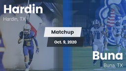 Matchup: Hardin  vs. Buna  2020