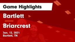 Bartlett  vs Briarcrest Game Highlights - Jan. 12, 2021