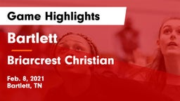 Bartlett  vs Briarcrest Christian  Game Highlights - Feb. 8, 2021