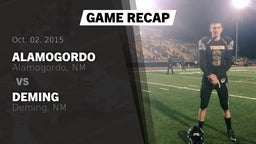 Recap: Alamogordo  vs. Deming  2015