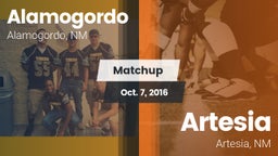 Matchup: Alamogordo High vs. Artesia  2016