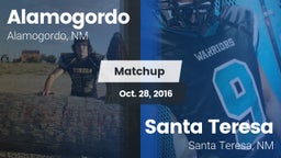 Matchup: Alamogordo High vs. Santa Teresa  2016