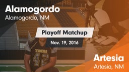 Matchup: Alamogordo High vs. Artesia  2016