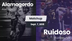 Matchup: Alamogordo High vs. Ruidoso  2018