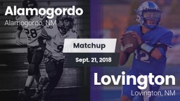 Matchup: Alamogordo High vs. Lovington  2018