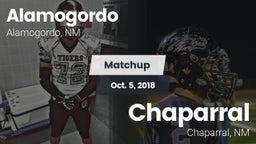 Matchup: Alamogordo High vs. Chaparral  2018