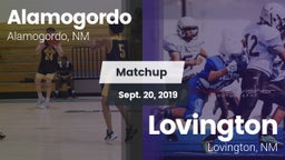 Matchup: Alamogordo High vs. Lovington  2019