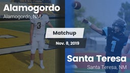 Matchup: Alamogordo High vs. Santa Teresa  2019