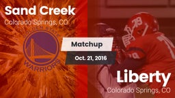 Matchup: Sand Creek High vs. Liberty  2016